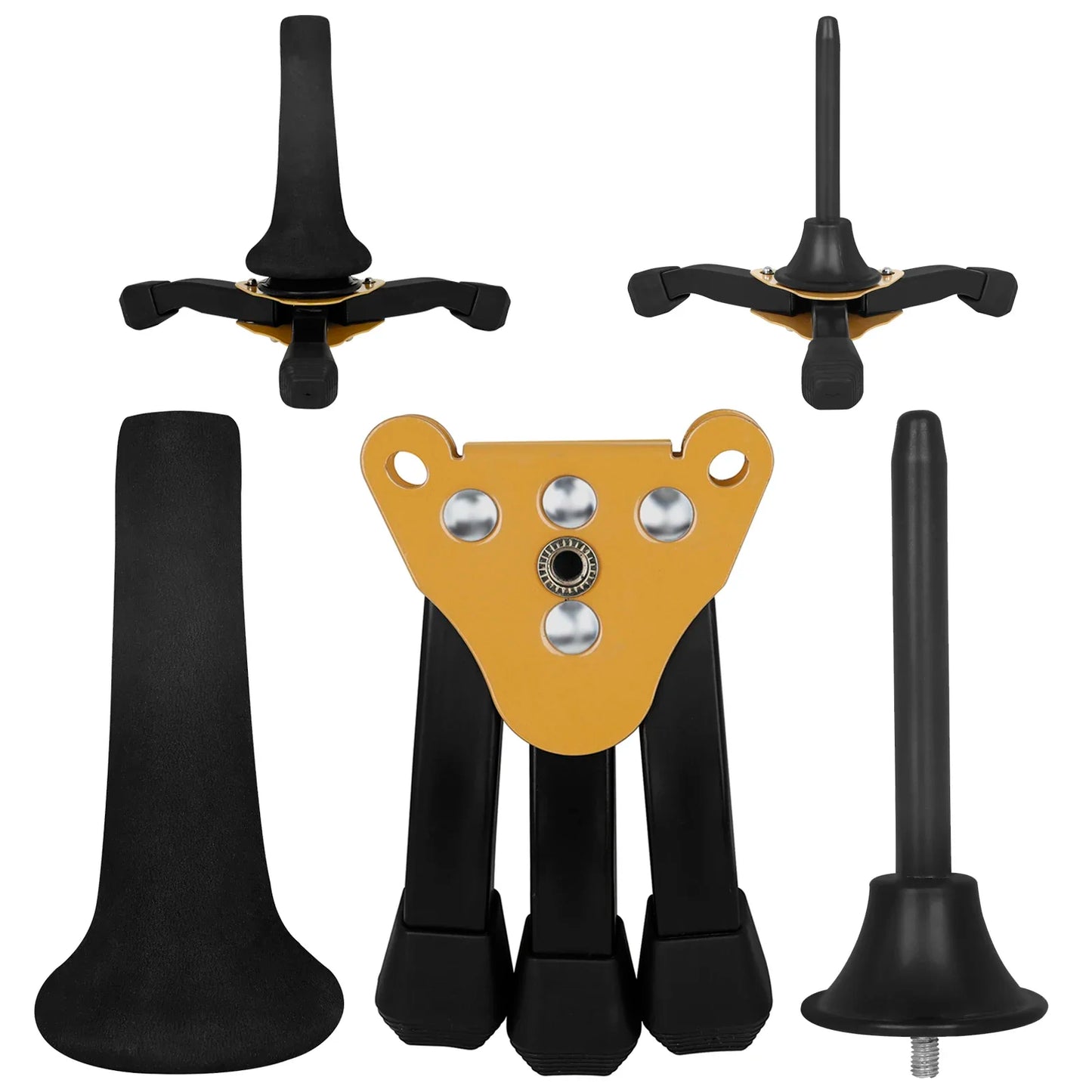 Flute Clarinet Stands Soprano Straight Saxophone Stands Oboe Stand Portable Foldable Tripod Holder Wind Instrument Accessories