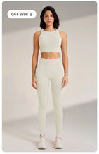 Load image into Gallery viewer, Yoga Clothing Set Women&#39;s High Waisted Leggings and Top Two Piece Seamless Fitness Exercise Clothing Fitness Workout Underwear
