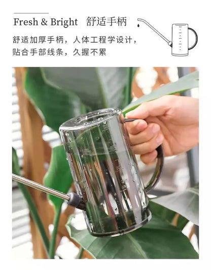 Watering Can, Small Watering Cans for House Plants, Succulents and Flowers,Long Spout,1 Liter,with Bonus Plant Spray Bottle