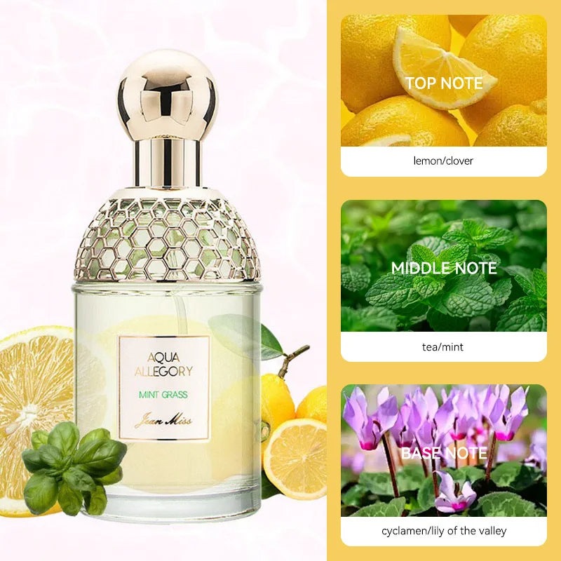 Original brand perfume Flower Language Women's perfume has a fresh, natural and long-lasting floral and fruity scent.
