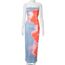 Load image into Gallery viewer, Women&#39;s Dresses Summer New Streetwear Fashion Print Casual Slim Dress Sexy Off Shoulder Elegant Female Club Party Dress Clothing
