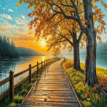 Load image into Gallery viewer, Landscape Diamond Painting 5D DIY Mosaic Sunset Decoration For Home
