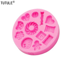 Load image into Gallery viewer, GJ-960 Candy Mold, Silicone Chocolate Mold, Small Square Candy Molds, Silicone Candy Moulds,Polymer Clay Molds,Biscuit Mould
