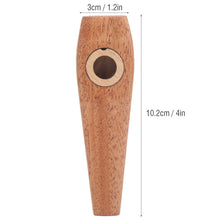 Load image into Gallery viewer, Kazoo Flute Wood Kazoo Flute Wooden Harmonica Guitar Accompaniment Diaphragm Mouth Music Wind Instrument Wood Kazoo Wooden Kazoo
