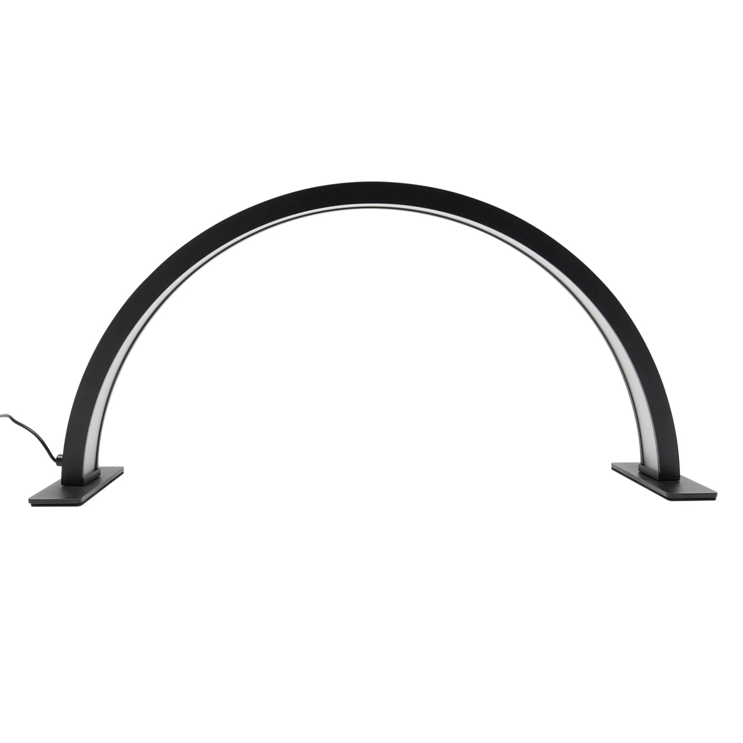 LED Half Moon Light Adjust Brightness 3000K‑6000 Half Moon Desk Lamp for Nail Art, Facial Spa, Skincare, Lash Extensions