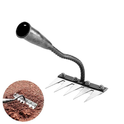 5/6/7/8 Garden Hoe Weeding Tool Digging Wild Vegetables Weeding Loosening Soil Agricultural Farm Tools Menggang Rake