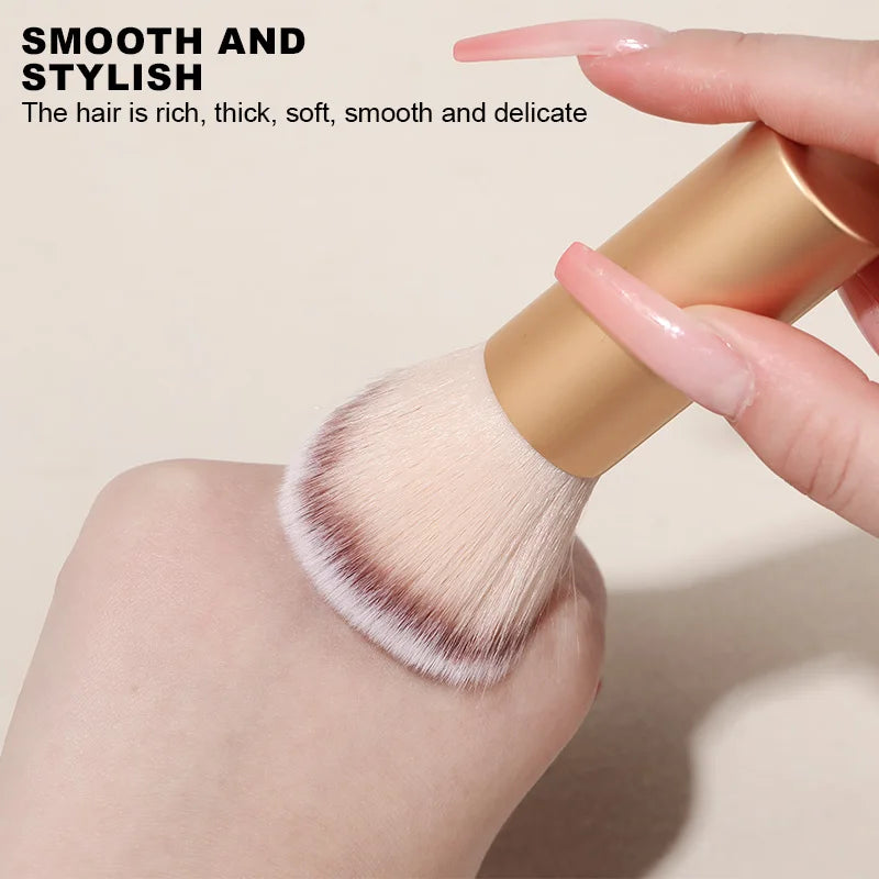 Nails Brush 3.15CM 3.6CM Popular Round Small Flower Nail Paint Gel Make Up Dust Cleaning Nail Art Dust Powder Remover Dust Brush