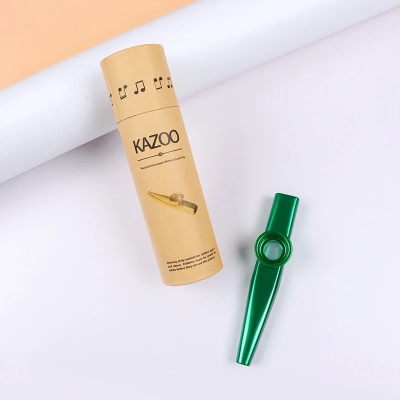 Lightweight Kazoo Aluminum Alloy Metal Fun Instrument Easy To Use for Music Lovers Professional Music Instrument Clarinete