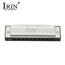 Load image into Gallery viewer, IRIN 10 Holes G Key 20 Tone Harmonica Colorful Blues Harmonica Woodwind Instrument Suitable for Beginners Teaching Playing Gift
