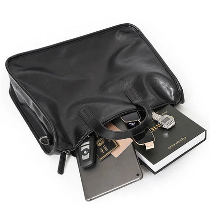 Large Capacity Handbags Men Business Laptop Bag Top-Handle Bags Briefcase With Shoulder Strap Mens Travel Crossbody Bag Totes