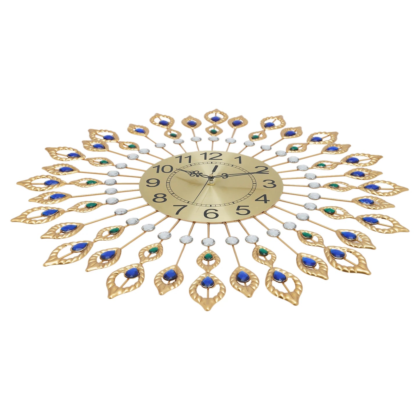 Modern Style Quartz Metal Big Clocks Large Wall Clock Decorative Wall Clocks for Living Room Bedroom Quiet Running