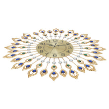 Load image into Gallery viewer, Modern Style Quartz Metal Big Clocks Large Wall Clock Decorative Wall Clocks for Living Room Bedroom Quiet Running
