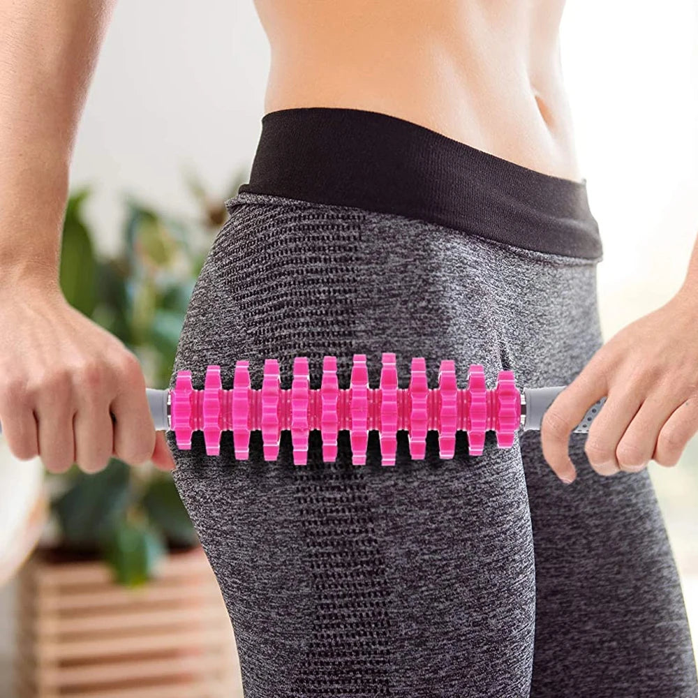 Body Massage Sticks Muscle Roller Athletes Muscle Roller Stick for Relief Muscle Soreness Cramping Tightness Anti Cellulite Gym