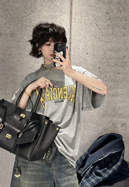 Luxury Genuine Leather Tote Bags for Women Large Capacity Travel Shoulder Bag Designer Handbags Ladies Shopping Purse