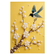 Load image into Gallery viewer, DIY Flower Pearl Diamond Art Kits for Adults/Beginners Gift Home Decor Art Pearl Gem Painting Picture 20*30CM Arts Craft
