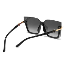 Load image into Gallery viewer, Women Men Sun Glasses Streetwear Large Frame Eyewear GogglesHollow Out Square One-piece Sunglasses Women MenGlasses
