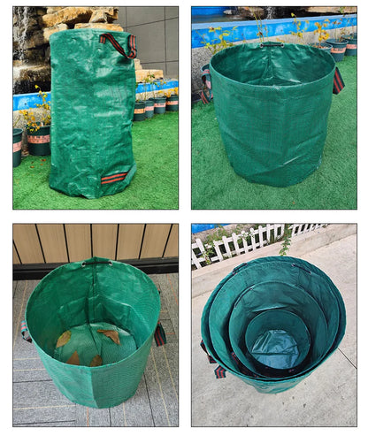 Garden gardening leaf bag, large capacity branch and leaf collection bag, agricultural garbage bag, storage bag
