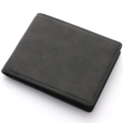 2025 New Wallet Men Short Dollar Clip Zipper Simple Soft Leather Lightweight