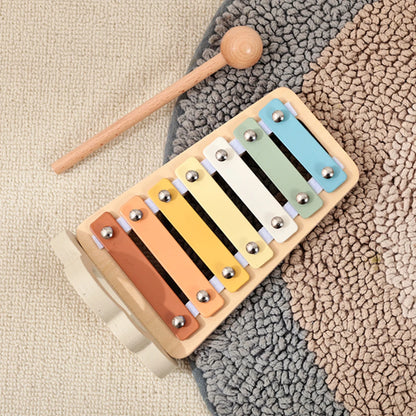 Wooden Baby Montessori Toys Musical Rattle Instruments Xylophone Percussion Sensory Rattle Toys Educational for Baby Toys Gifts