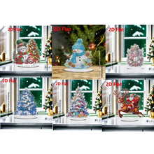 Load image into Gallery viewer, 1pc DIY Diamond Painting Christmas Table Decoration for Adults Acrylic Diamond Art Desk Ornament for for Bedroom, Living Room
