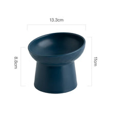 Load image into Gallery viewer, Cat Nordic Style Food Water Bowl Pet Animal Ceramic Eating Dishes High Foot Raised Puppy Cats Matte Bowls Elevated Dog Bowls
