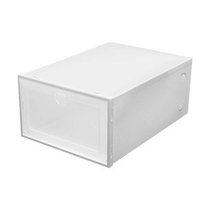 20 Pcs Shoe Organizers Transparent Shoe Rack Shoe Organiser Space Saving Shoe Boxes Stackable