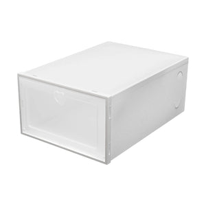 20 Pcs Shoe Organizers Transparent Shoe Rack Shoe Organiser Space Saving Shoe Boxes Stackable