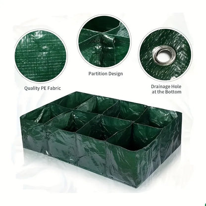 Grow Bag Plant Garden Planter Vegetable Flower Nursery Pot Flowerpot Round Cultivation Growth Container Outdoor