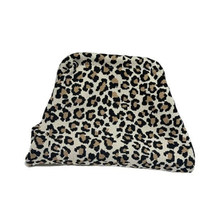 Fashion Trend Leopard Print Clutch Bag for Women Woven Crochet  Cloud Casual Dinner Bag Fashion Dumpling Chic Hobo Bag 2024