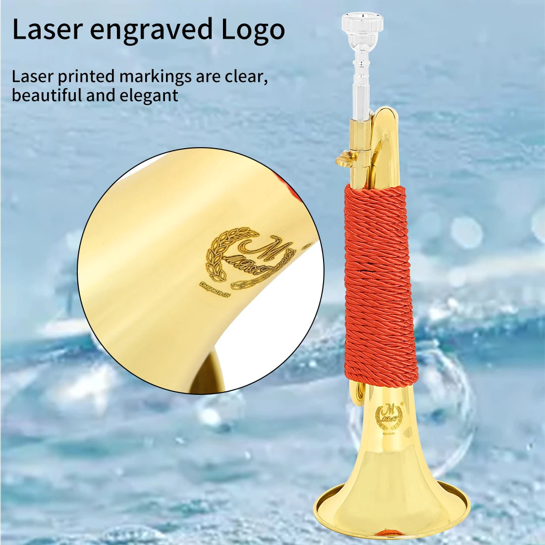 MBAT Tuba Spanish Sound Pure And High-Quality Brass BugleThick Copper Tube Brass Instrument Suitable For Beginners&Performers