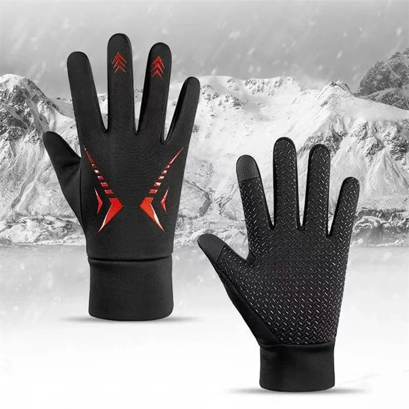Winter Gloves Women Cycling Bike Thermal Cold Resistance Wind Waterproof Bicycle Warm Outdoor Running Skiing Mittens