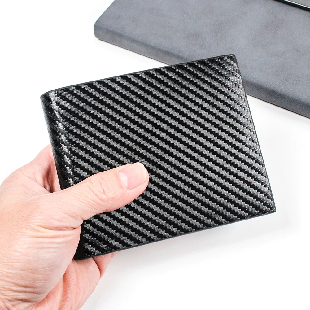 2023 New Men's Business Wallet Slim Minimalist Tri-Fold Wallet Fashion Muitifunctional and Portable for Daily Life