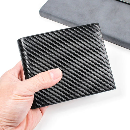 2023 New Men's Business Wallet Slim Minimalist Tri-Fold Wallet Fashion Muitifunctional and Portable for Daily Life