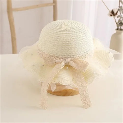 Children Sunscreen Sun Hat Kids Girls Summer Fashion Straw Hat And Bag For Girls Cool Hat Girl Cute Breathable Baby Accessories