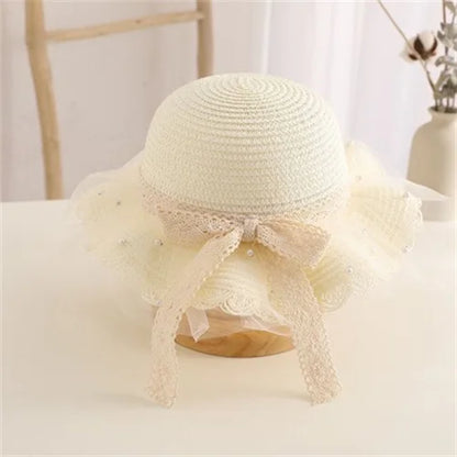 Children Sunscreen Sun Hat Kids Girls Summer Fashion Straw Hat And Bag For Girls Cool Hat Girl Cute Breathable Baby Accessories