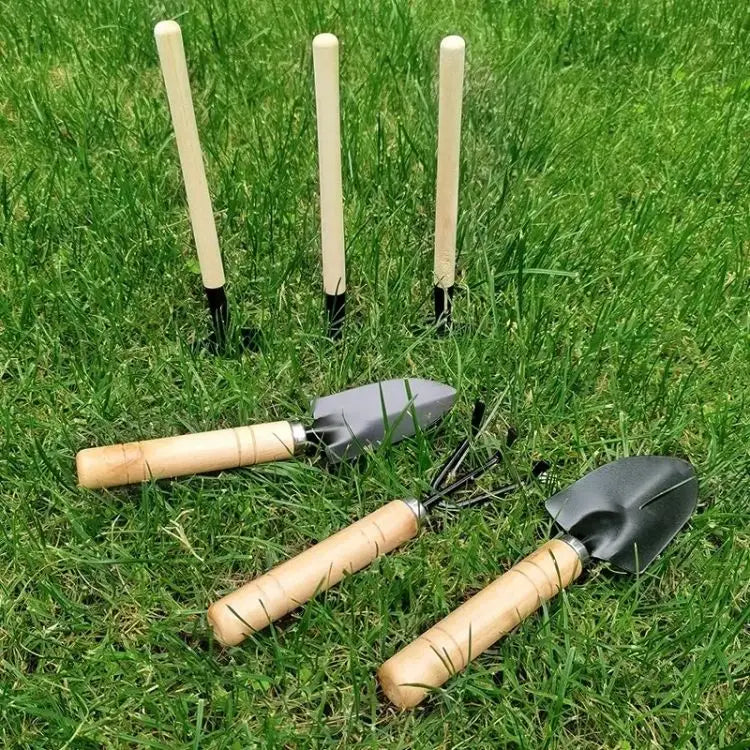 3Pcs/Set Mini Garden Tool Set For Garden Plants Flower Pot Cactus Vegetables Digging Weeding Indoor Small Plants Garden Tools