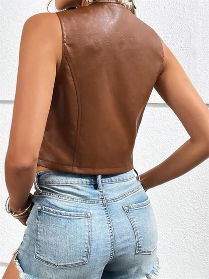 Vintage Fringe Leather Jacket 80s Retro Biker Coat Motorcycle Punk Rock Outerwear Women s Fashion Clothing