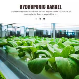 1 36-piece hydroponic seedling starter kit, indoor soilless vegetable and herb growing system, perfect for balcony gardening