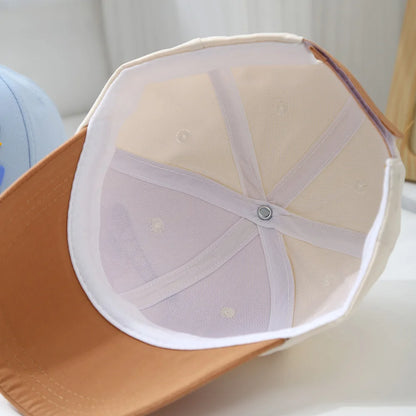 Baby Hat Cartoon Engineering Car Baseball Cap Cute Boys Girls Duckbill Cap Children Summer Sun Hat For Kids 2-6 Years