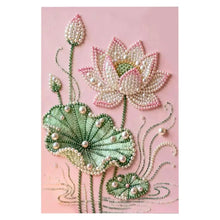Load image into Gallery viewer, DIY Flower Pearl Diamond Art Kits for Adults/Beginners Gift Home Decor Art Pearl Gem Painting Picture 20*30CM Arts Craft
