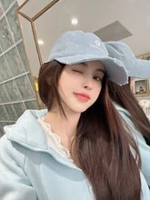 Load image into Gallery viewer, Baseball cap, fashionable embroidered letters, shabby soft felt hat, multi-functional fashionable hard-top hat for women
