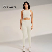 Load image into Gallery viewer, Yoga Clothing Set Women&#39;s High Waisted Leggings and Top Two Piece Seamless Fitness Exercise Clothing Fitness Workout Underwear
