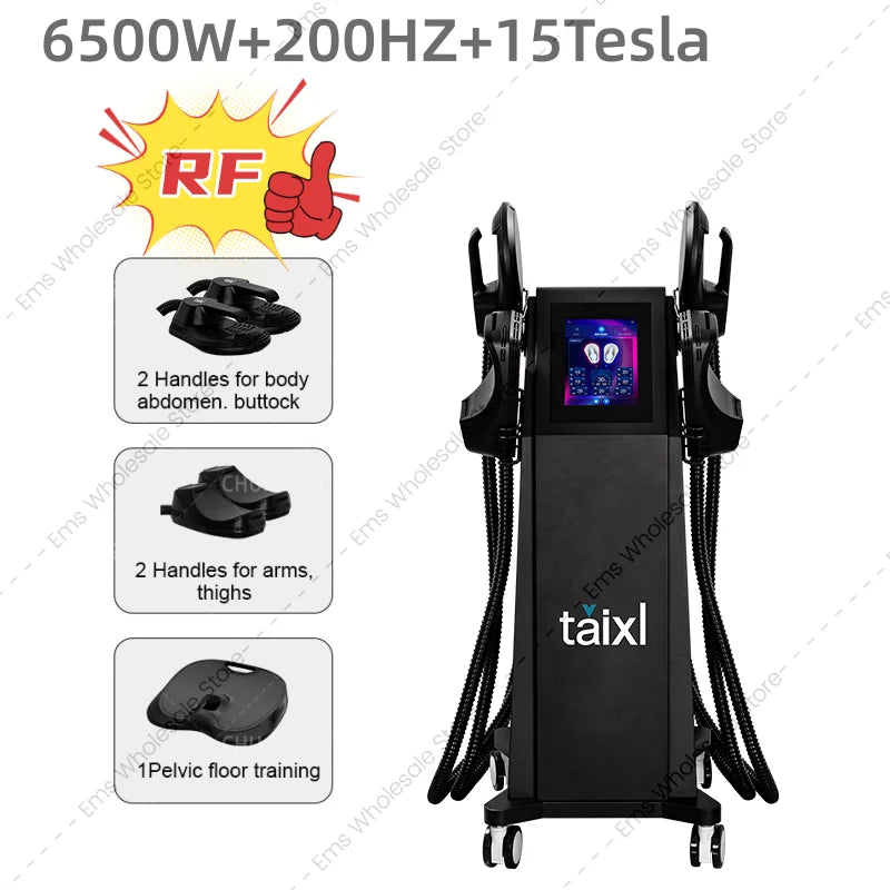 Best selling EMS shaping RF weight loss fitness muscle machine ABS muscle stimulator EMS slimming muscle firming buttocks