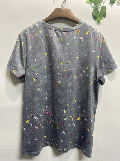 Women's Clothes 2025 Summer Shirts & Blouses Print Graphic T Shirts ropa barata de mujer con envíos gratis Top Mujer Regulai Fit