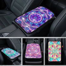 Load image into Gallery viewer, 1 DIY diamond painting set, canvas material mandala themed car pad, suitable for car interior decoration pad gifts.
