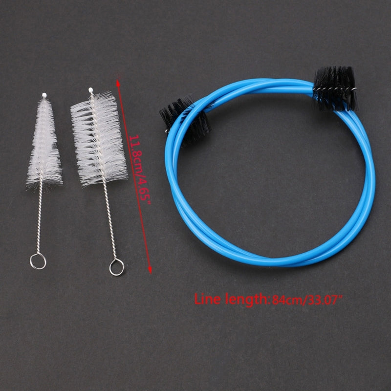 Brasswind Musical Instrument Trumpet Trombone Tuba Horn Cleaning Brush Set Tool