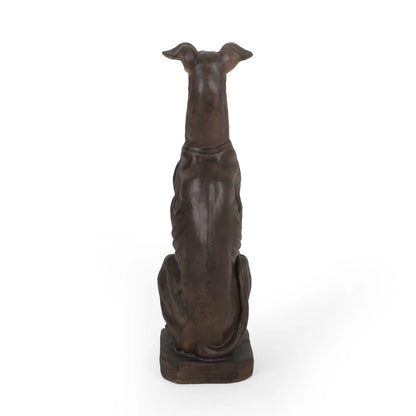 GREY HOUND DOG STATUE Used for Gardens Landscaping Terraces and Lawns Creating A Peaceful Oasis in Outdoor Living Spaces