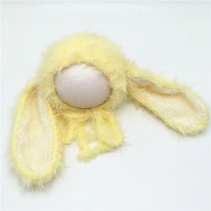 Newborn  Baby Boy Girl Cute Hats Baby Rabbit Ears Hat Infant Baby Bunny Beanie Hats Accessories Photography Props