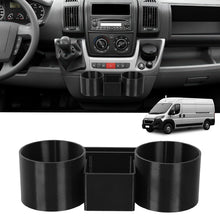 Load image into Gallery viewer, Dual Car Cup Holder Fits For Van Motorhome Fiat Ducato Peugeot Boxer Citroen Relay Van Centre 2007+ Interior Accessories
