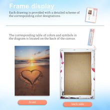Load image into Gallery viewer, Beach Love Diamond Painting Painting Decor Adult Diamond Art Landscape Full Round Interior Adults Crafts Crafts Diy Kits
